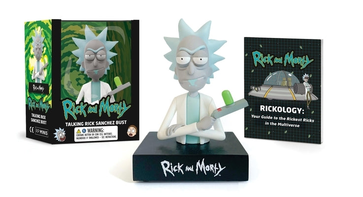 Rick and Morty Talking Rick Sanchez Bust Paperback Rp Minis