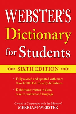 Webster's Dictionary for Students, Sixth Edition Paperback Federal Street Press