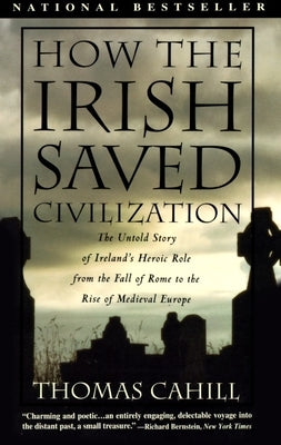 Paperback of "How the Irish Saved Civilization" by Anchor Books, featuring the book cover with title and author details.