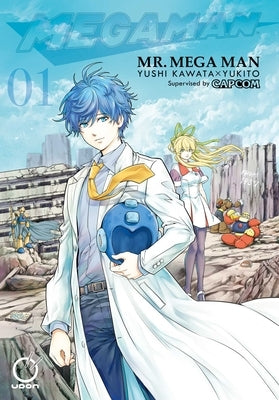 Paperback of Mr. Mega Man Volume 1 comic book by Udon Entertainment featuring colorful cover art with Mega Man character.