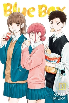 Blue Box Volume 3 paperback by Viz Media featuring colorful cover art with manga characters.