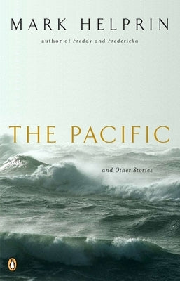 Paperback of "The Pacific and Other Stories" by Penguin Books, featuring a close-up of the book cover with ocean-themed artwork.