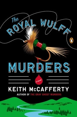 Paperback copy of The Royal Wulff Murders by Penguin Books, featuring the book cover with title and author details.