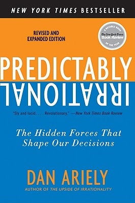 Paperback of Predictably Irrational by Harper Perennial, showing the book cover with title and author details.