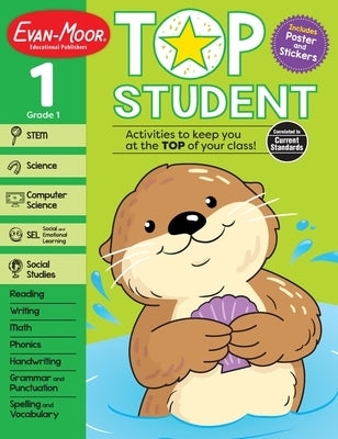 Top Student, Grade 1 Workbook Paperback Evan Moor Educational Publishers
