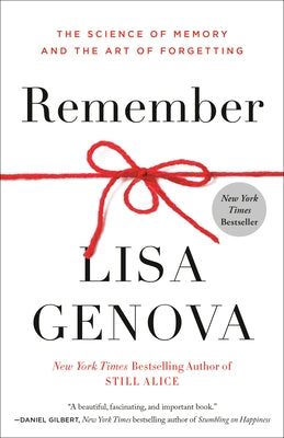 Paperback book titled "Remember: The Science of Memory and the Art of Forgetting" by Harmony, featuring a cover with brain and memory illustrations.