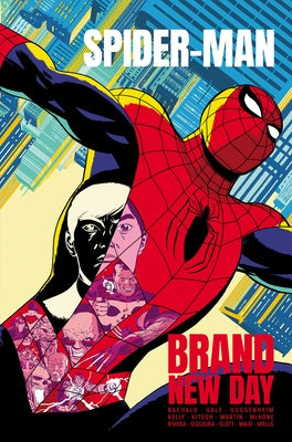 Marvel Universe Spider-Man: Brand New Day paperback comic book featuring Spider-Man in a dynamic action pose.
