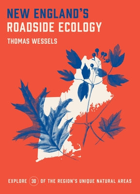 Paperback book titled "New England's Roadside Ecology" by Timber Press, featuring a nature-themed cover with images of natural areas.