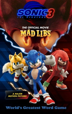 Sonic the Hedgehog 3: The Official Movie Mad Libs Paperback Mad Libs