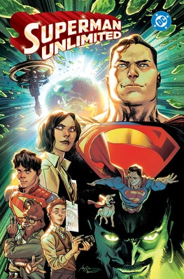 Paperback of Superman Unlimited Vol. 1: Kryptonite Kingdom by DC Comics, featuring Superman on the cover with vibrant comic artwork.
