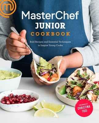 Paperback Masterchef Junior Cookbook by Clarkson Potter Publishers featuring bold recipes and essential cooking techniques for young chefs.