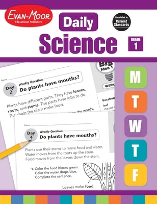 Daily Science, Grade 1 Teacher Edition Paperback Evan-Moor Educational Publishers