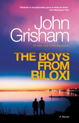 Paperback of The Boys from Biloxi legal thriller by JG Publishing, showing the book cover with title and author details.