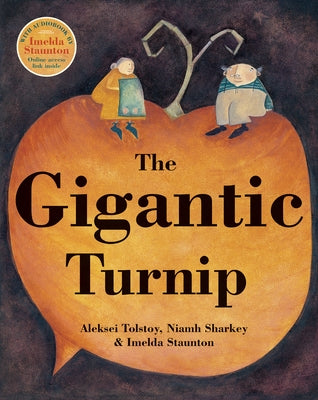 Paperback of The Gigantic Turnip by Barefoot Books, featuring colorful illustrations of a large turnip and animals on the cover.