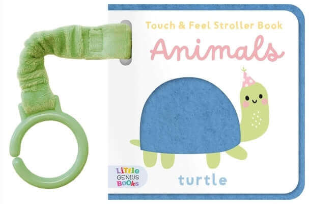 Touch & Feel Stroller Book - Animals Board Book Little Genius Books