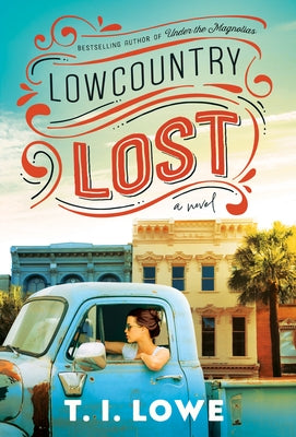 Paperback of Lowcountry Lost novel by Tyndale Fiction, showing the book cover with coastal scenery and title text.