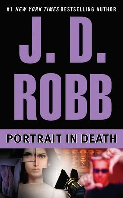 Mass market paperback of Portrait in Death by Berkley Books featuring a dark, mysterious cover image.