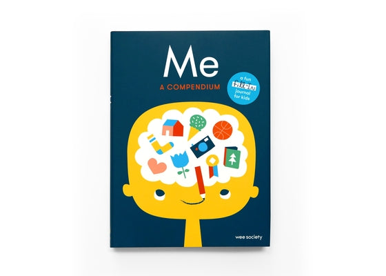 Children's fill-in journal titled "Me: A Compendium" by Clarkson Potter Publishers featuring colorful cover and interactive pages.