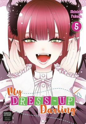 Square Enix Manga My Dress-Up Darling 05 paperback with colorful cover featuring characters from the series.