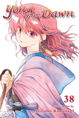 Paperback of Yona of the Dawn, Volume 38 by Viz Media featuring colorful cover art with characters from the manga series.