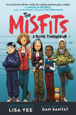 Paperback of A Royal Conundrum by The Misfits, published by Yearling Books, featuring colorful cover art with royal and puzzle themes.