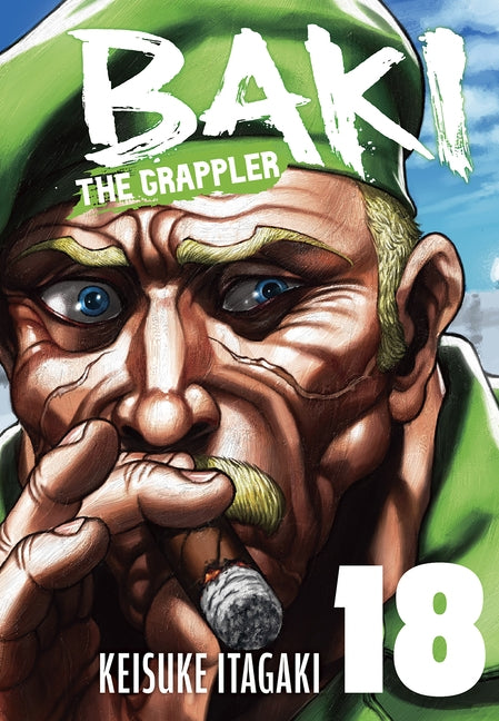 Paperback of Baki the Grappler Perfect Edition Vol. 18 by Kodama, featuring cover art with manga characters in dynamic poses.