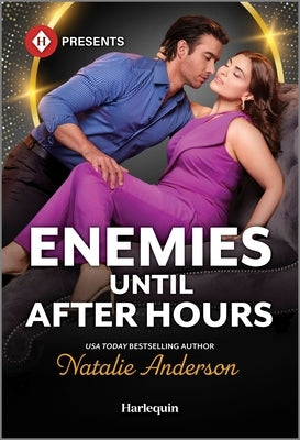 Mass market paperbound of "Enemies Until After Hours" by Harlequin Presents, featuring a romantic scene on the cover.