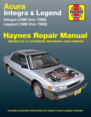 Acura Integra 1986-89 & Legend 1986-90 Paperback Haynes Manuals