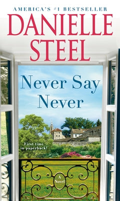 Mass market paperbound book titled Never Say Never by Dell, with a colorful cover featuring dynamic artwork.