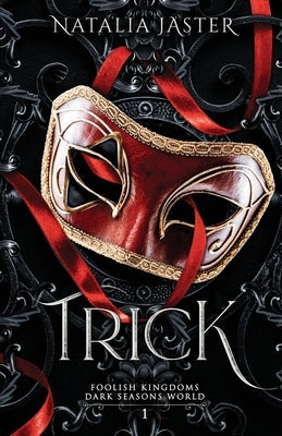 Paperback copy of "Trick" by Natalia Jaster showing the book cover with title and author on a plain background.