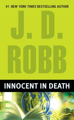 Mass market paperback of "Innocent in Death" by J.D. Robb, Berkley Books edition, showing the book cover with title and author name.