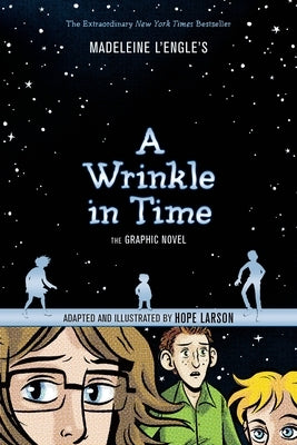 Paperback edition of A Wrinkle in Time: The Graphic Novel by Square Fish, featuring colorful illustrated cover art.