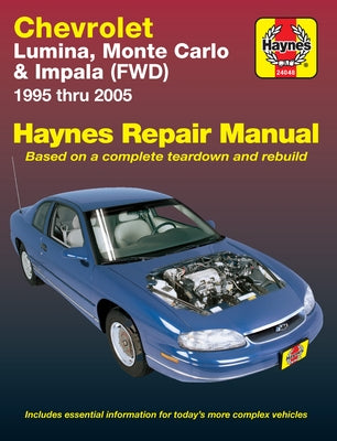 Chevrolet Lumina & Monte Carlo 1995-05 Paperback Haynes Manuals