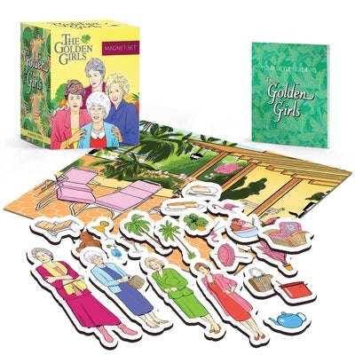Paperback The Golden Girls magnet set by Rp Minis featuring colorful character images and classic design elements.