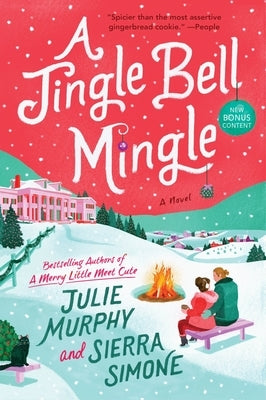 Paperback copy of Avon Books' "A Jingle Bell Mingle" with festive holiday-themed cover art.