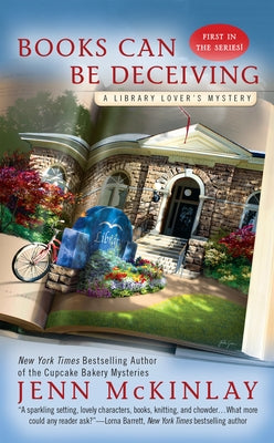 Mass market paperback copy of "Books Can Be Deceiving" by Berkley Books, showing the book cover with title and author.