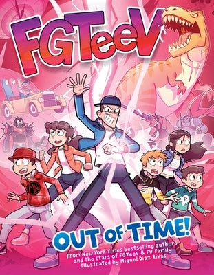 Harperalley Fgteev: Out of Time! graphic novel paperback with colorful cover featuring characters in an adventurous scene.