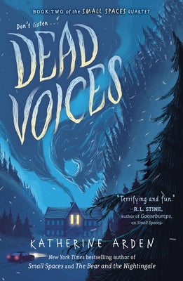 Paperback of Dead Voices by Nancy Paulsen Books with a dark, atmospheric cover featuring haunting imagery.
