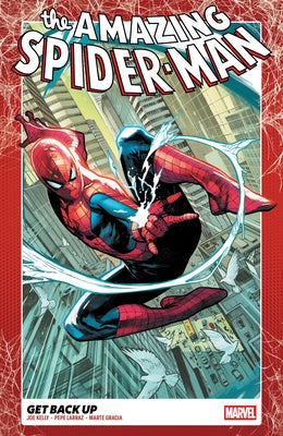 Paperback of Marvel Universe's Amazing Spider-Man Vol. 1: Get Back Up featuring Spider-Man on the cover with vibrant comic art.