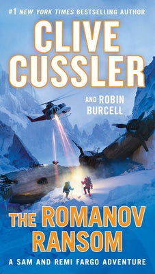 Mass market paperback of "The Romanov Ransom" by G.P. Putnam's Sons, showing the book cover with title and author details.