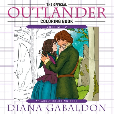 Paperback Outlander Coloring Book Volume 2 by Bantam featuring intricate fantasy-themed illustrations for adult coloring enthusiasts.