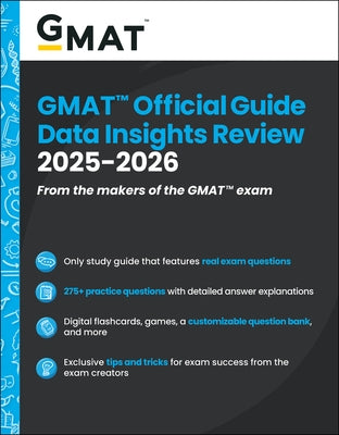 GMAT Official Guide Data Insights Review 2025-2026: Book + Online Question Bank by Gmac (Graduate Management Admission Coun