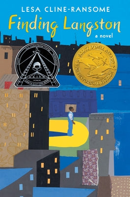 Finding Langston paperback book by Holiday House with a colorful cover featuring artistic illustrations.