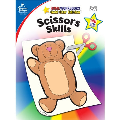 Scissors Skills, Grades Pk - 1: Gold Star Edition Volume 17 Paperback Carson Dellosa Education