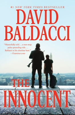 Hardcover book titled "Innocent" by Grand Central Publishing, featuring a close-up of the book cover with a minimalist design.