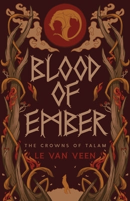 Paperback of Blood of Ember by Storied Stars Books showing the front cover with fiery red and orange design.