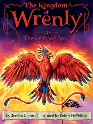 Paperback of The Crimson Spy by Little Simon, featuring the book's cover with red and black design elements.