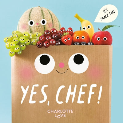Colorful Yes, Chef! It's Snack Time board book by Grosset & Dunlap featuring playful illustrations for young children.