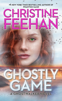Cover image of "Ghostly Game" mass market paperbound novel by Berkley Books featuring eerie ghost illustrations.