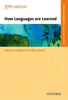 Oxford University Press paperback book titled "How Languages are Learned (5E)" with a cover featuring educational graphics.
